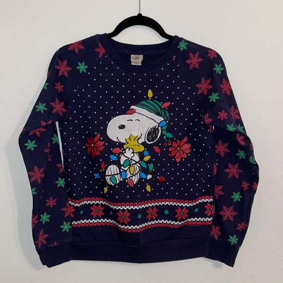 Snoopy and Woodstock Holiday Sweatshirt